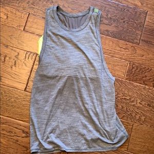 LULU lemon built-in bra athletic tank, size 8